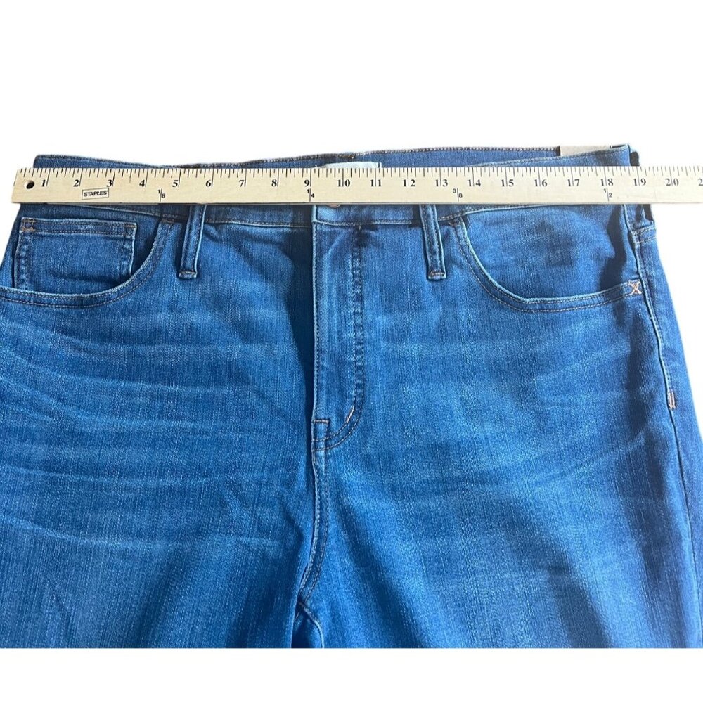 Madewell 9" High-Rise Skinny Jeans Stretch Cotton Blend Denim Medium Wash 34 - Picture 5 of 16